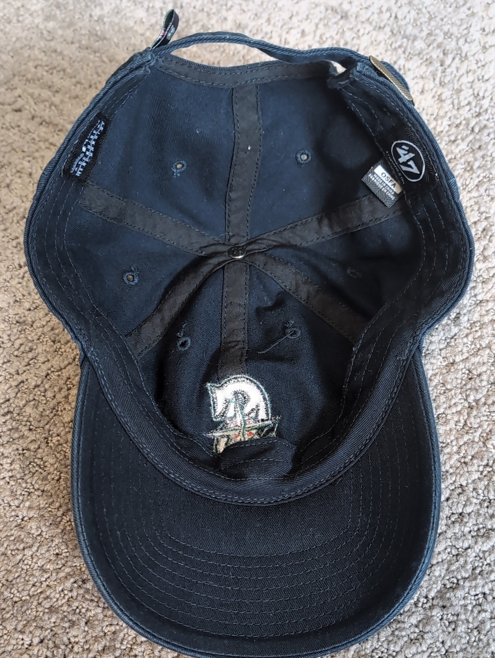 Seattle Mariners Women's Adjustable Baseball Cap Hat - Picture 4 of 6